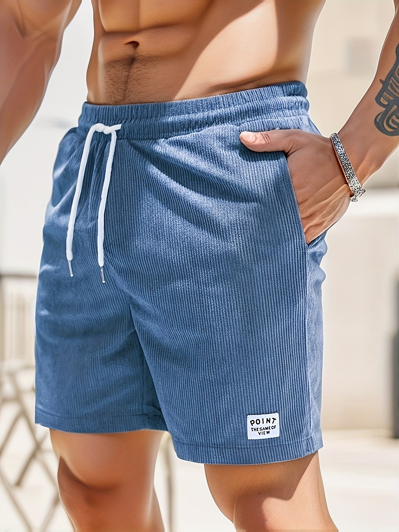 Ruben | Urban Cord Drawstring Shorts