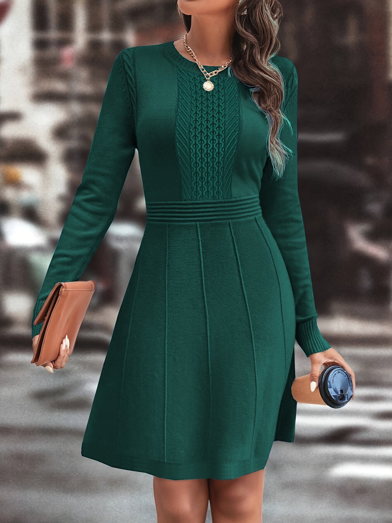 Armonia – A-lijn gebreide jurk