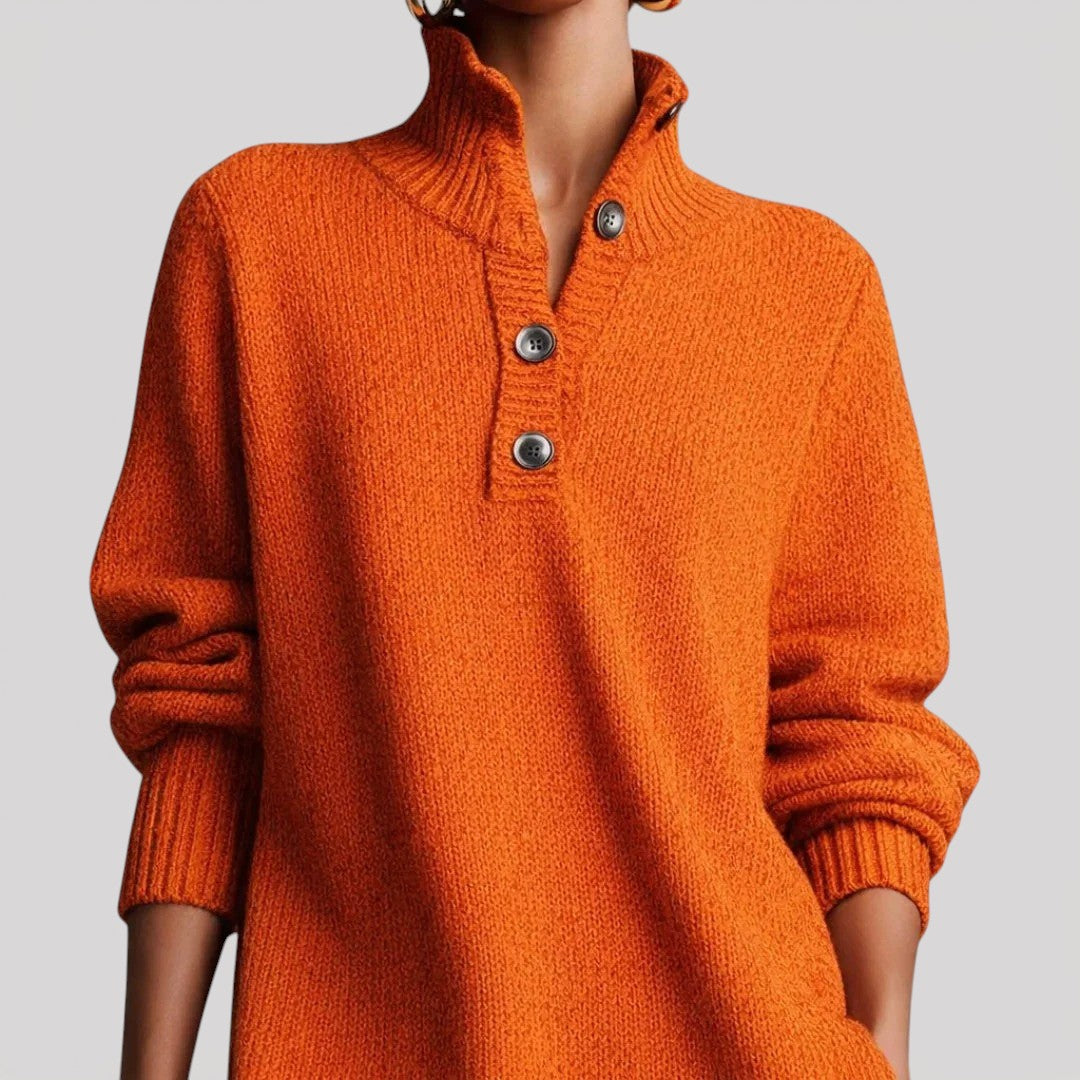 Alessia – Warme en verfijnde gebreide jurk