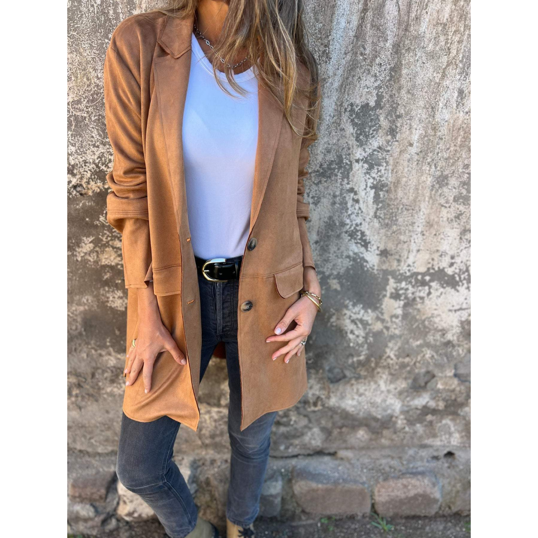 Herlinde | Klassieke halflange jas