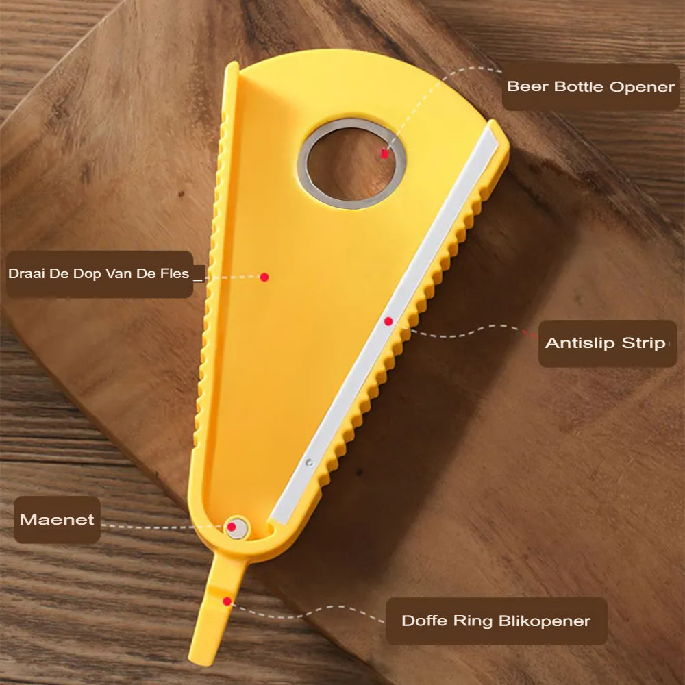 MultiOpener 1+1 GRATIS: 4-in-1 multifunctionele potopener