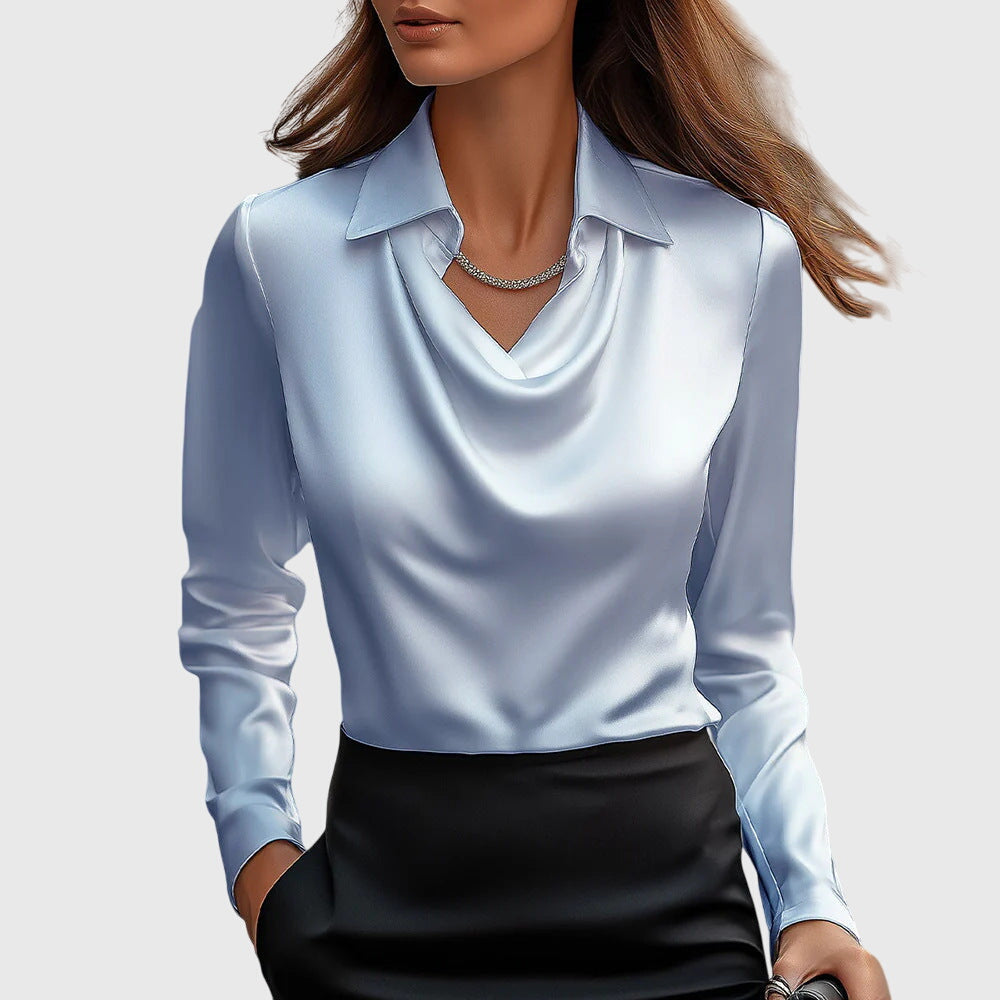 Brooklyn – Elegante satijnen blouse