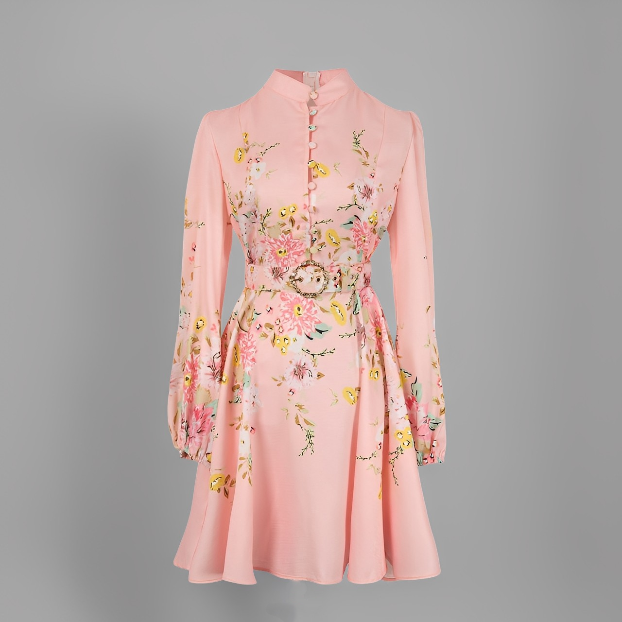 Debra - Minijurk met knoopjes