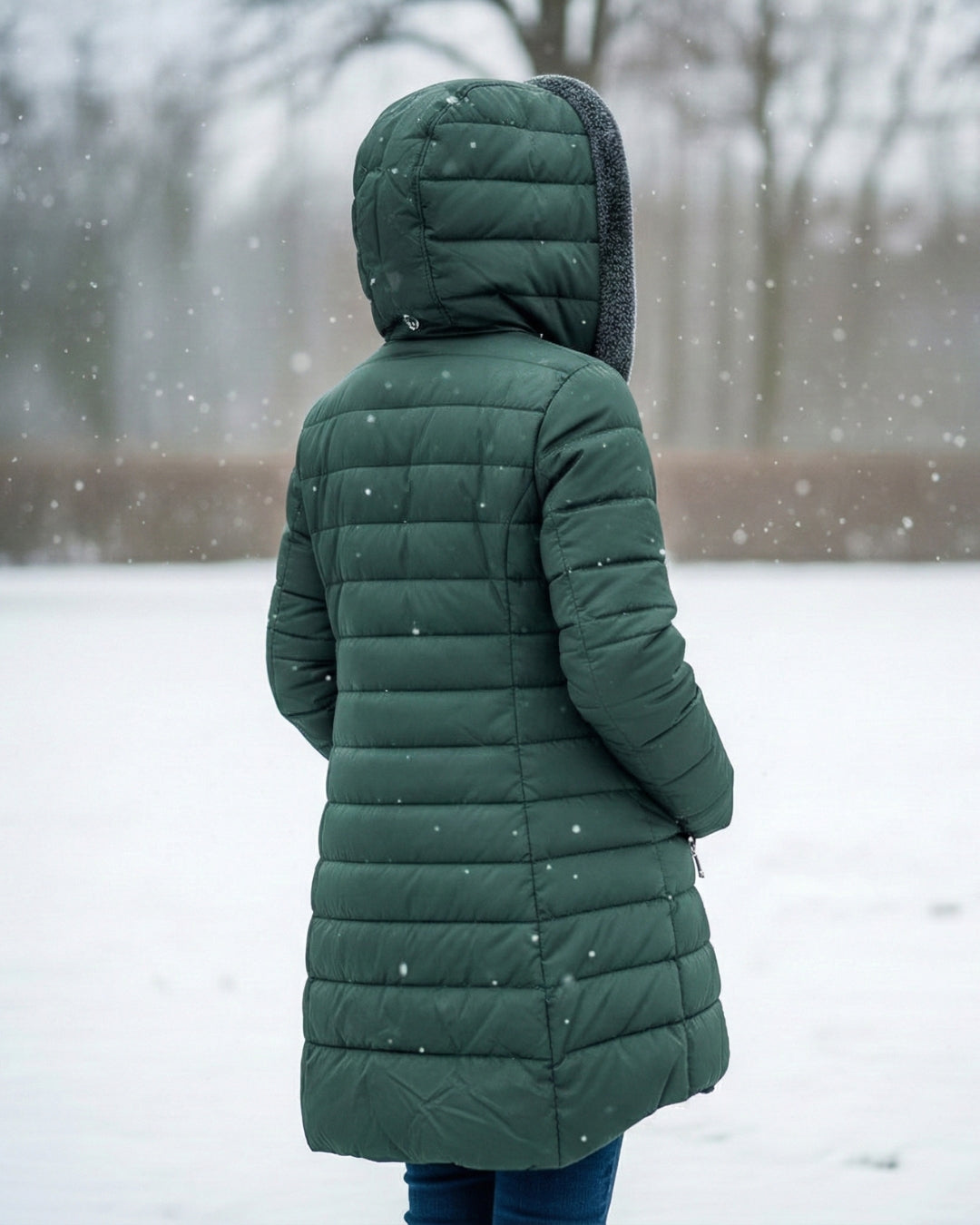 Clair | Manteau Puffer Doublé en Fleece 