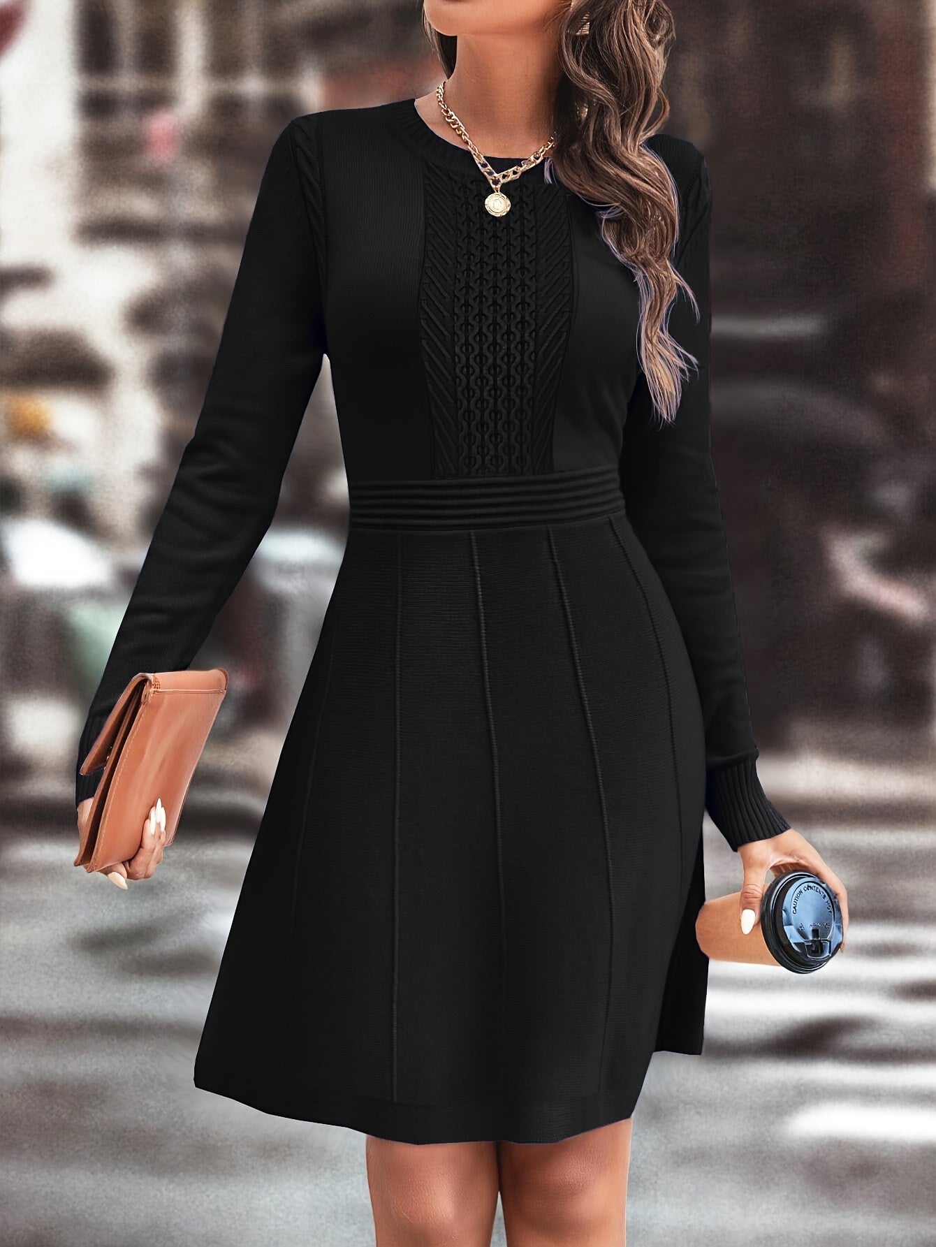 Armonia – A-lijn gebreide jurk