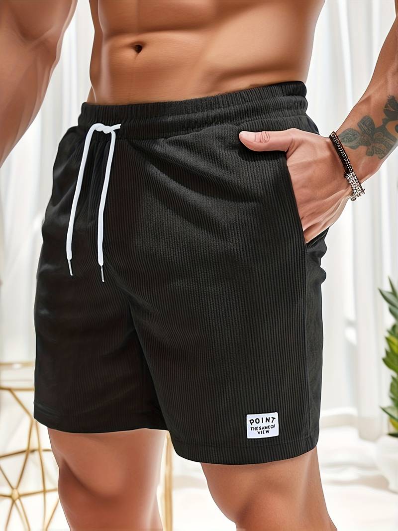 Ruben | Urban Cord Drawstring Shorts