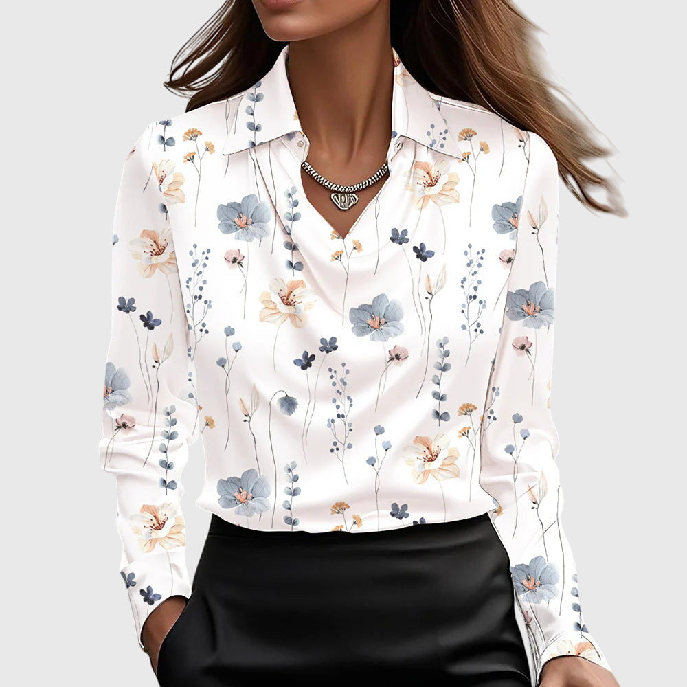 Brooklyn – Elegante satijnen blouse
