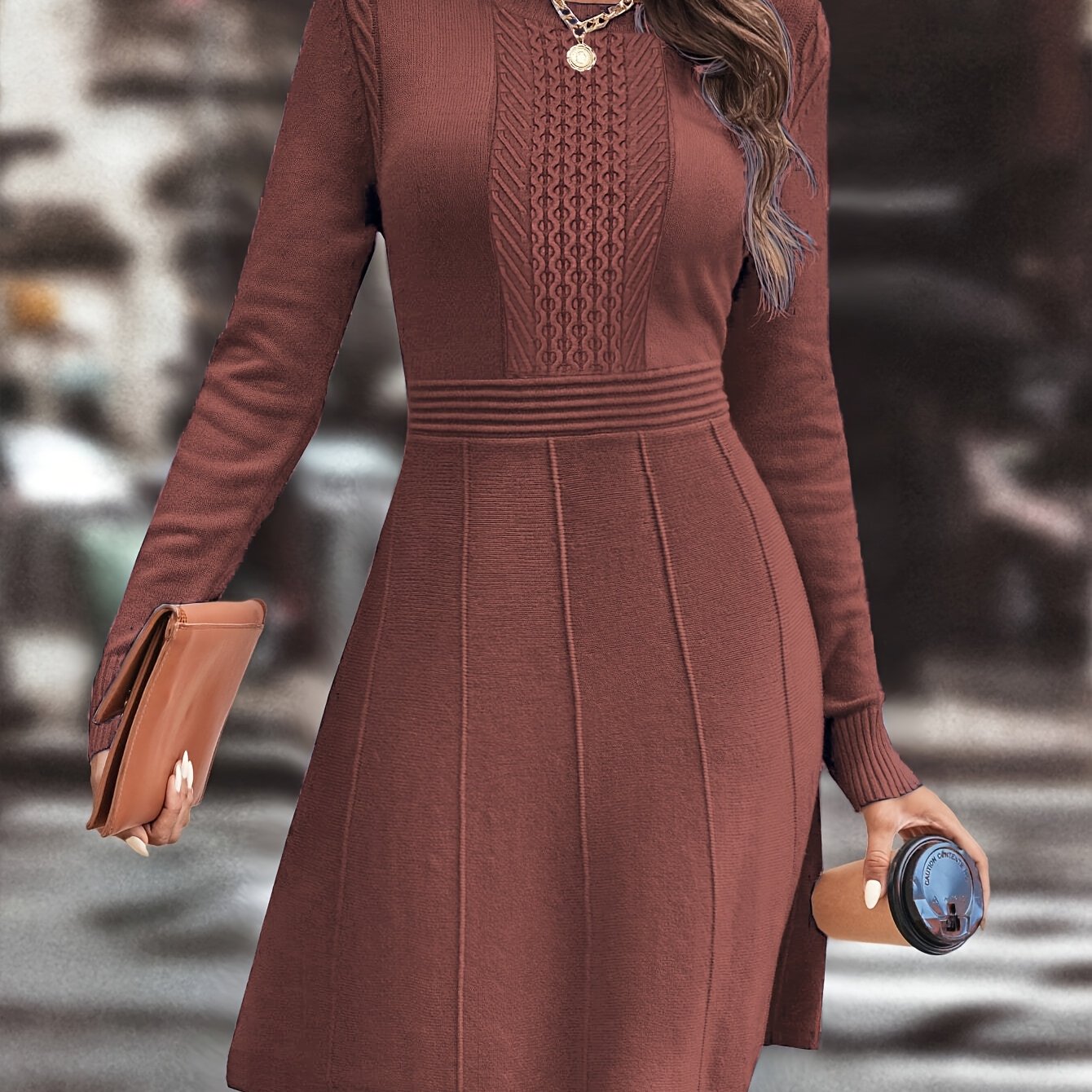 Armonia – A-lijn gebreide jurk