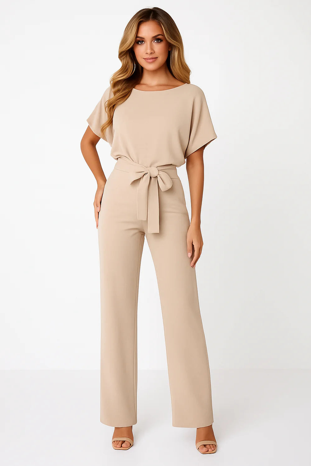 Renilda | Chique jumpsuit met riem
