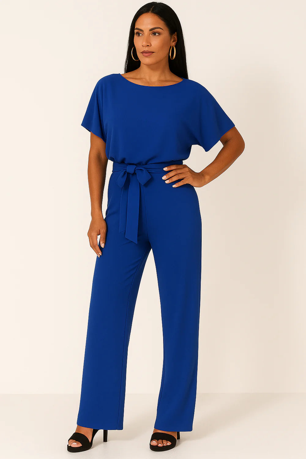 Renilda | Chique jumpsuit met riem