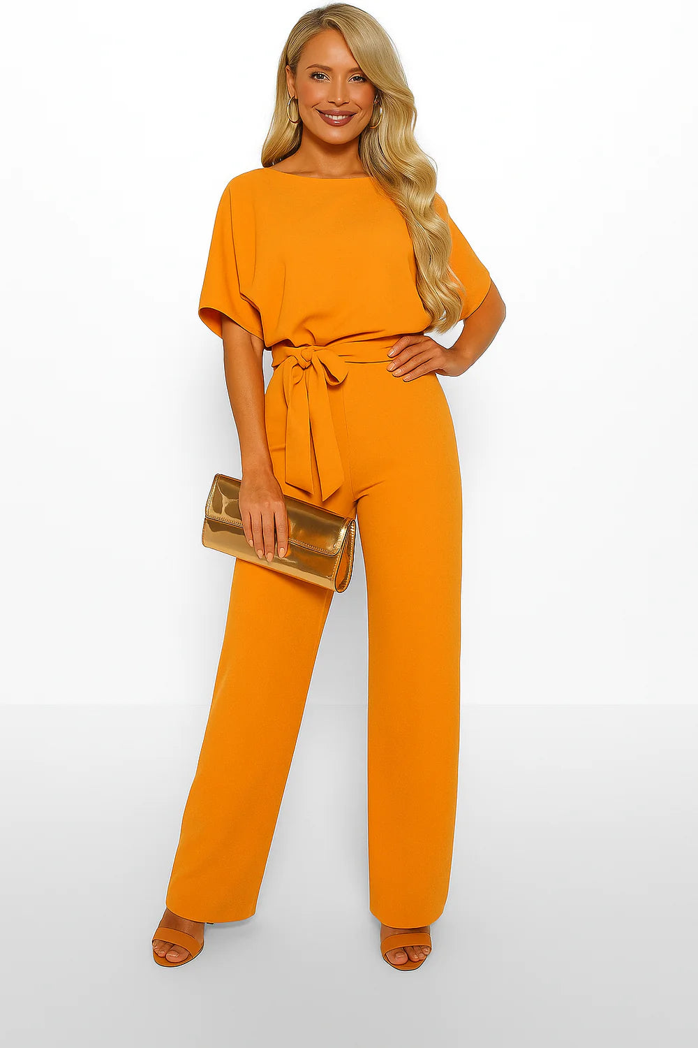 Renilda | Chique jumpsuit met riem