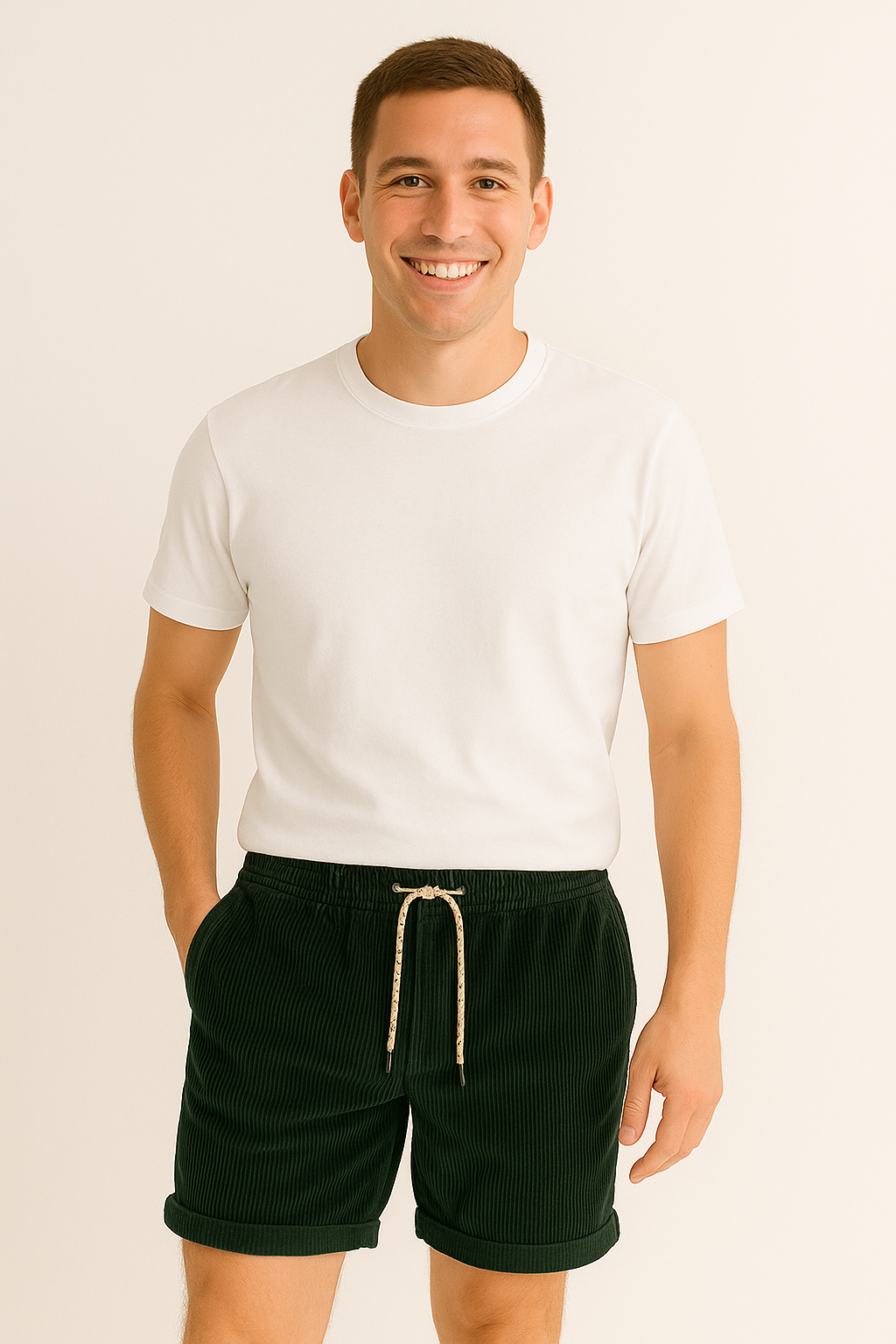 Brayden | Relaxte corduroy shorts