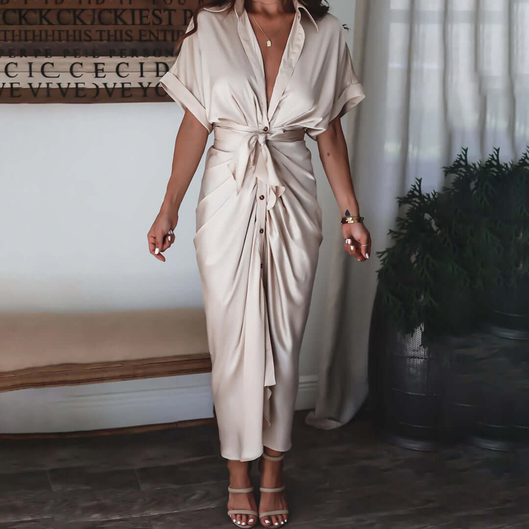 Rosalie | Casual elegante overhemdjurk