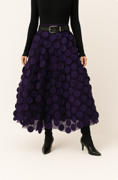 Doralinde | Luchtige A-lijn maxi-rok