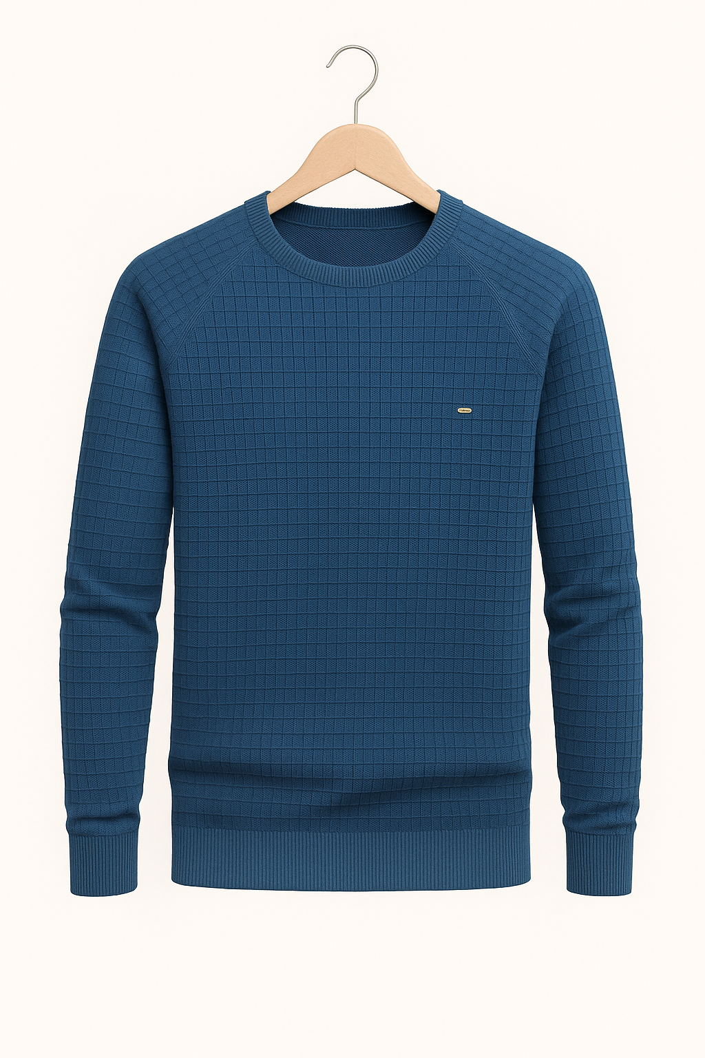 Alrikus | Sweatshirt met ronde hals en textuur