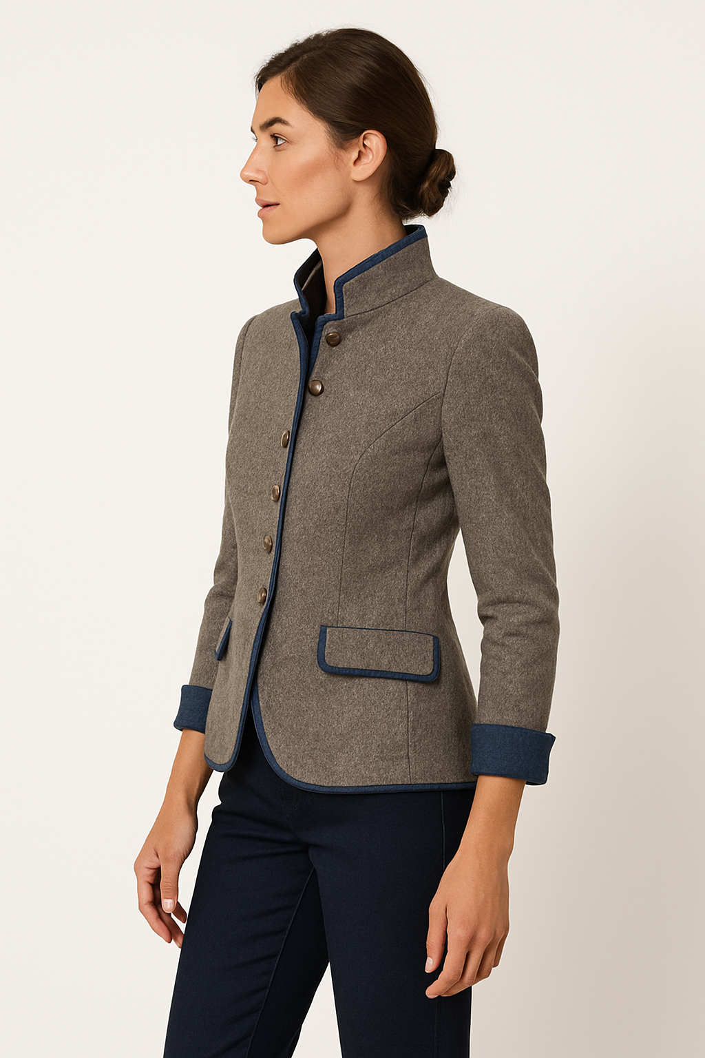 Mary | Elegante blazer met opstaande kraag