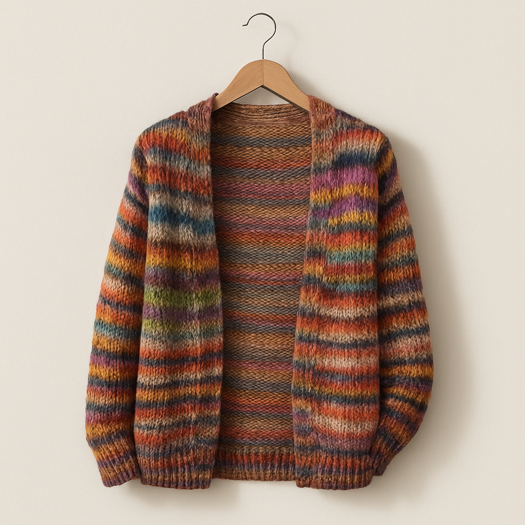Donata | Cardigan met kleurverloop
