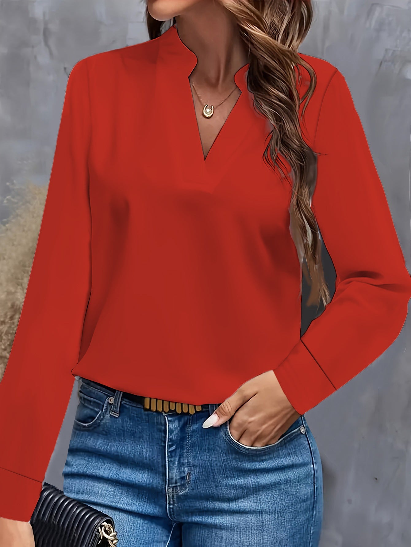 Cataruna | Stijlvolle top met V-hals