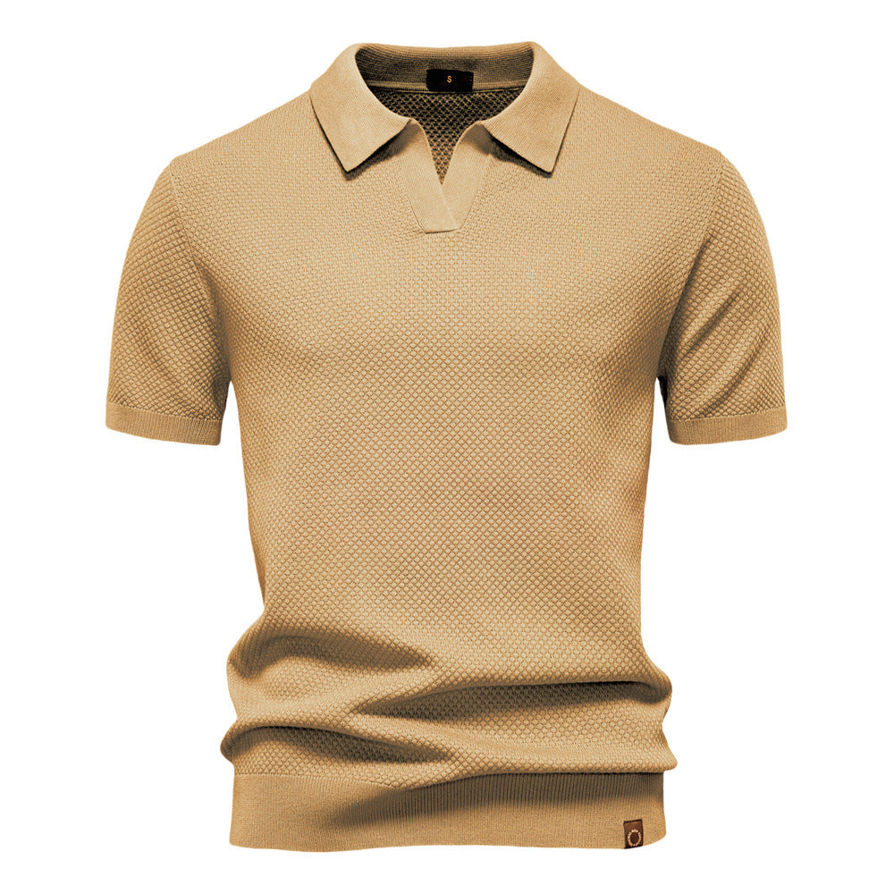 Ulrich – Gestructureerd poloshirt 