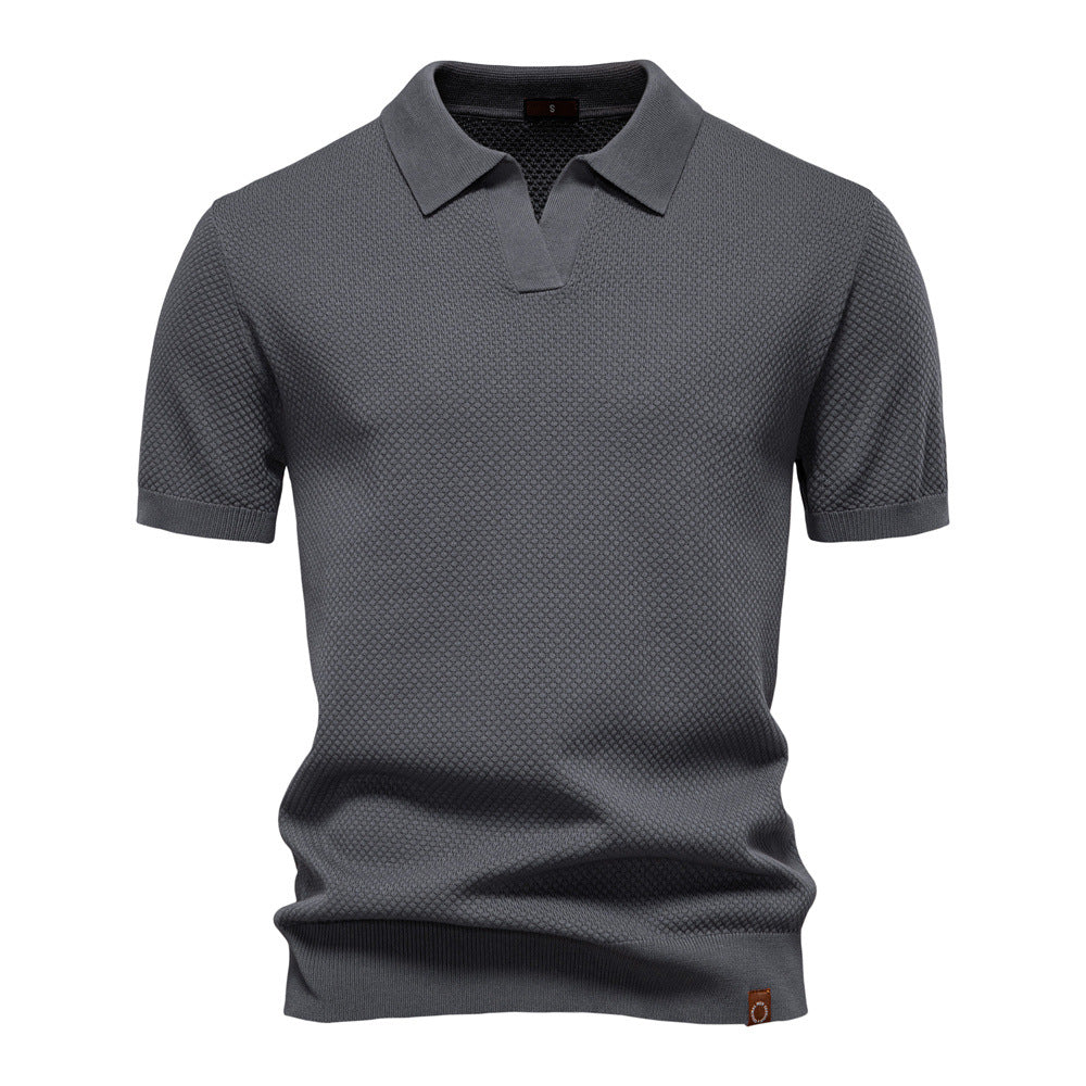 Ulrich – Gestructureerd poloshirt 