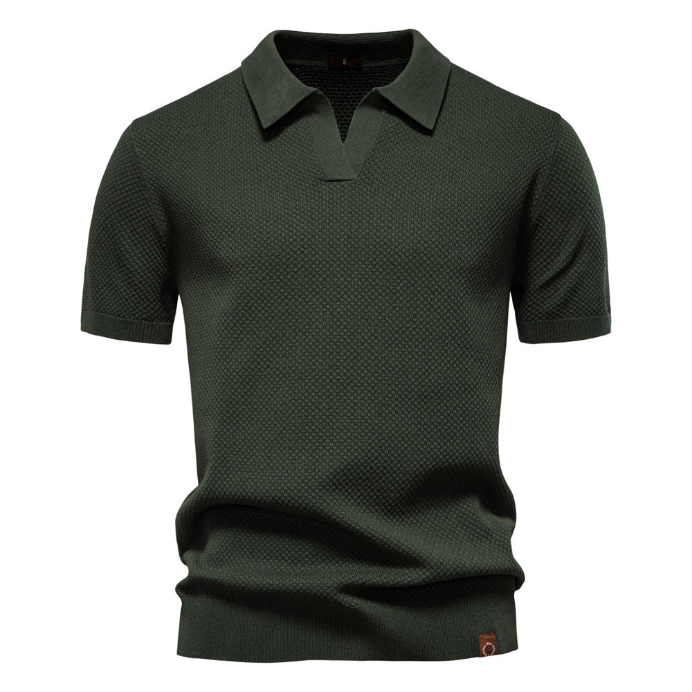 Ulrich – Gestructureerd poloshirt 