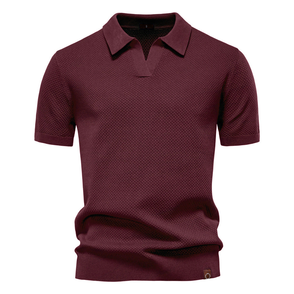 Ulrich – Gestructureerd poloshirt 