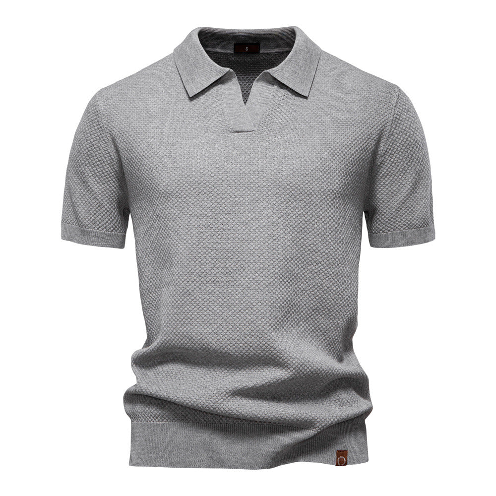 Ulrich – Gestructureerd poloshirt 