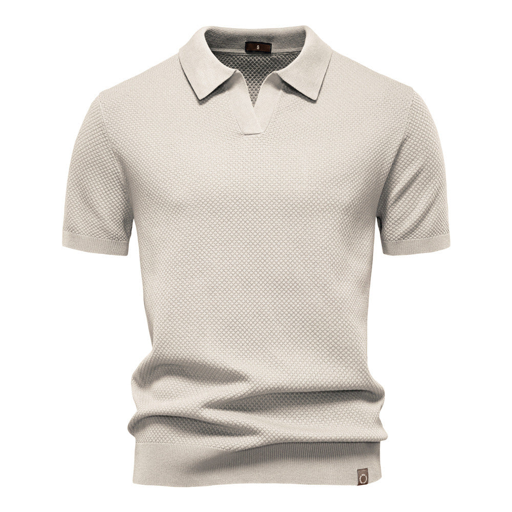 Ulrich – Gestructureerd poloshirt 
