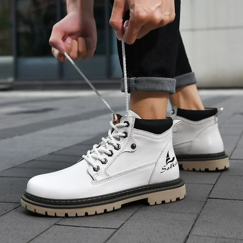 Elegante leren laarzen 