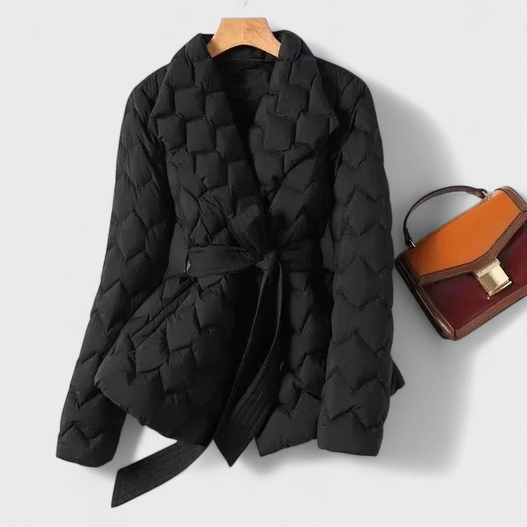 Vanessa - Elegante jas met riem