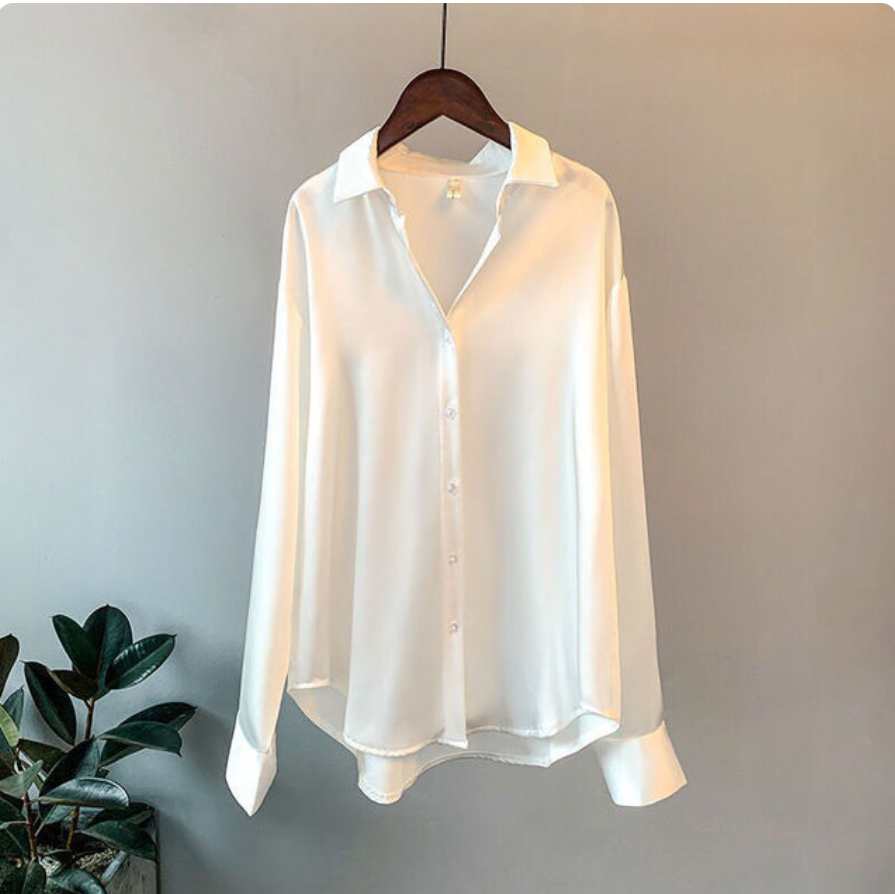 Yseldis | Blouse met lange mouwen en een zwierige pasvorm