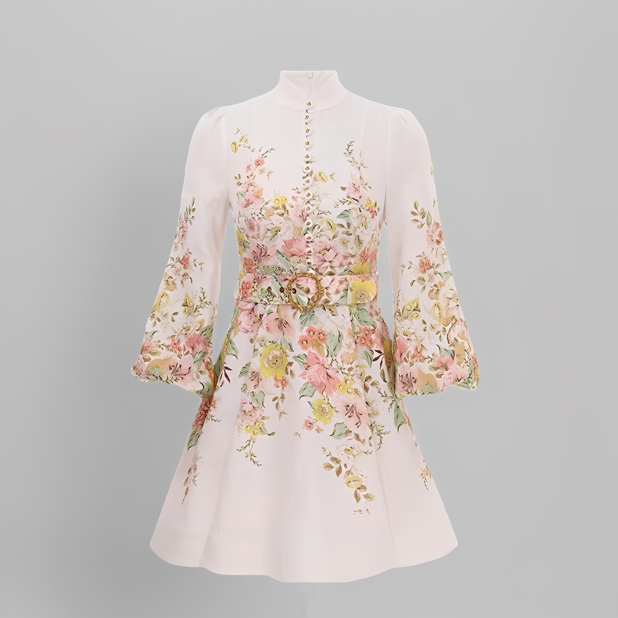 Debra - Minijurk met knoopjes