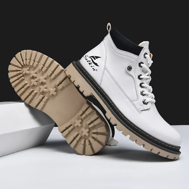 Elegante leren laarzen 