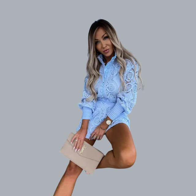 Avelina - Kanten borduurset met trekkoord