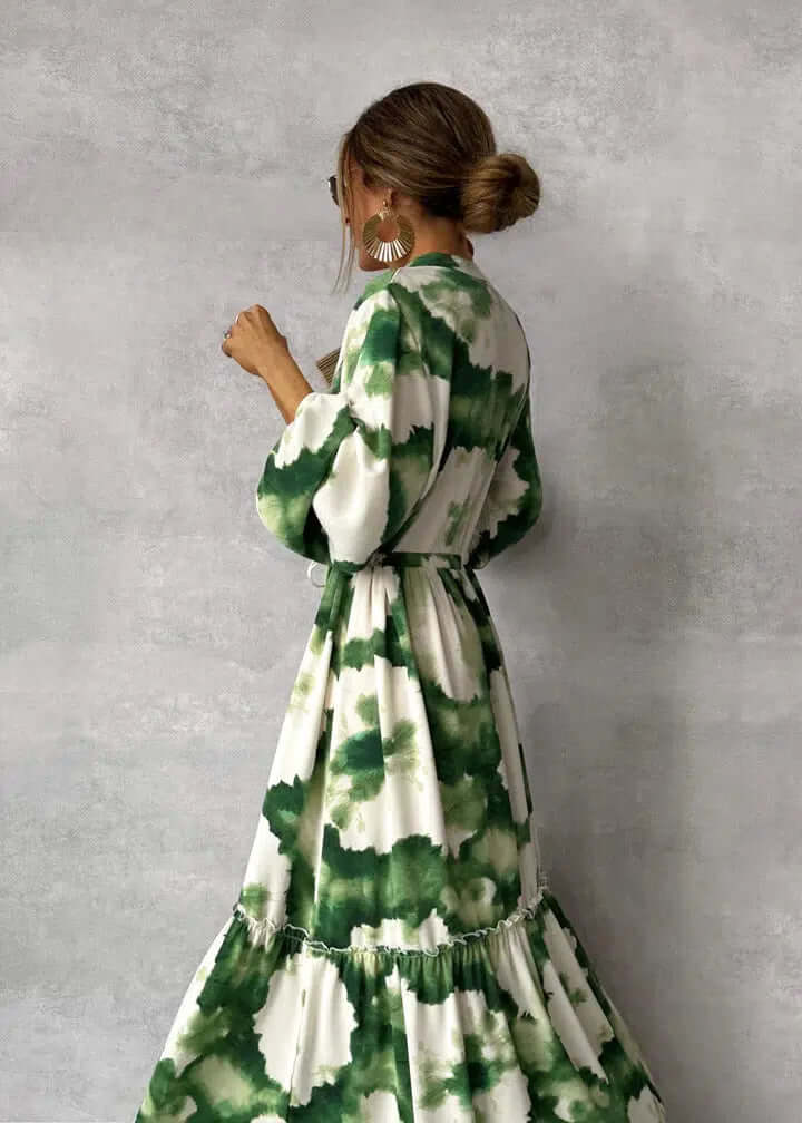 Esmeria | Elegante groene maxi-jurk