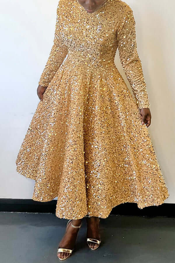 Nerina | Sprankelende avondjurk