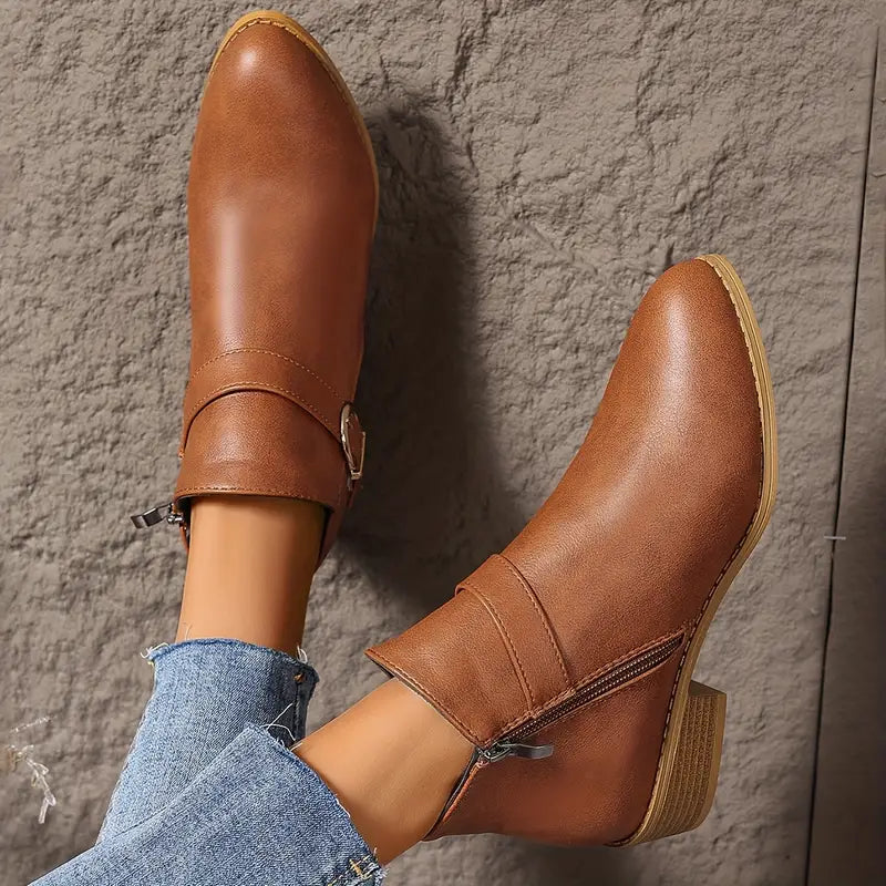 Antislip orthopedische enkellaarsjes voor dames 