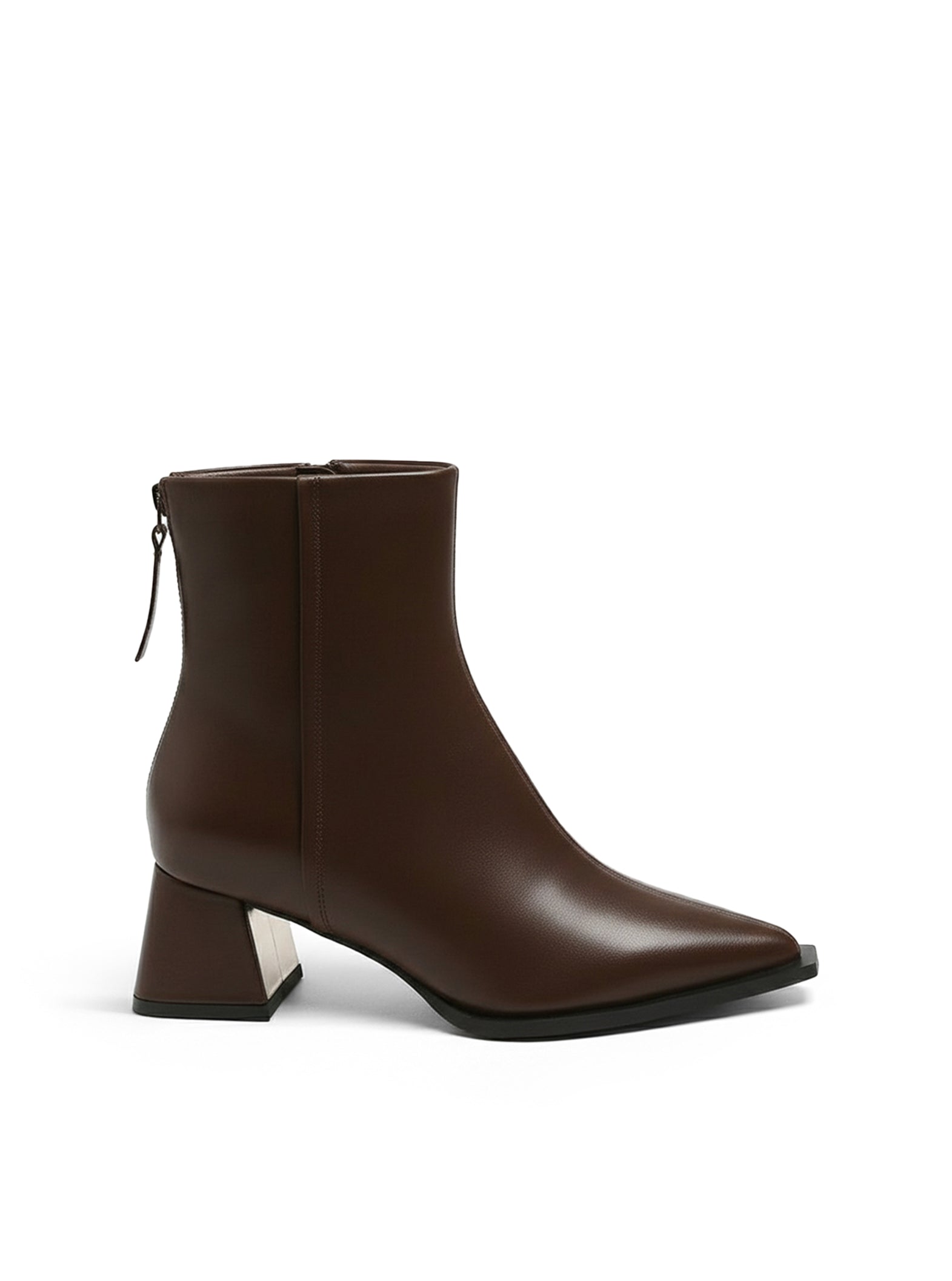 Ardena | Elegante spitse enkellaarsjes met middelhoge hak