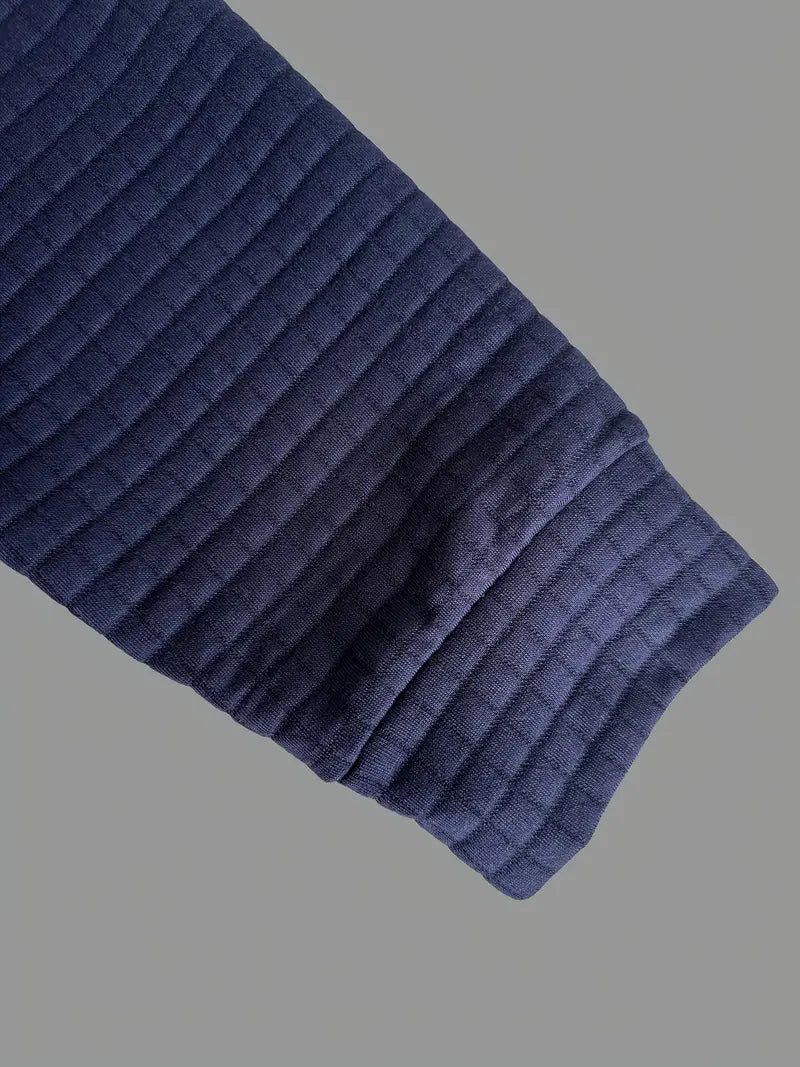 NordicWeave poloshirt met lange mouwen voor heren – warm, stijlvol en comfortabel 