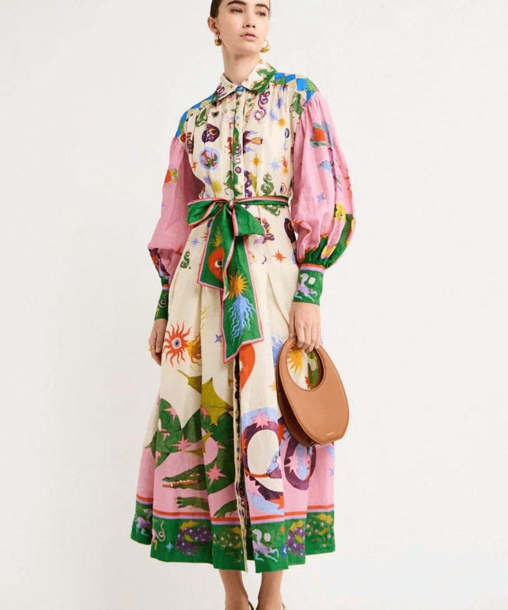 Vera Peroni™ Italiaanse maxi-jurk