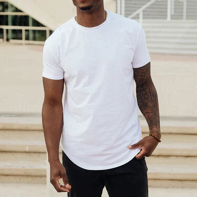 Peer | Klassiek T-shirt met ronde hals