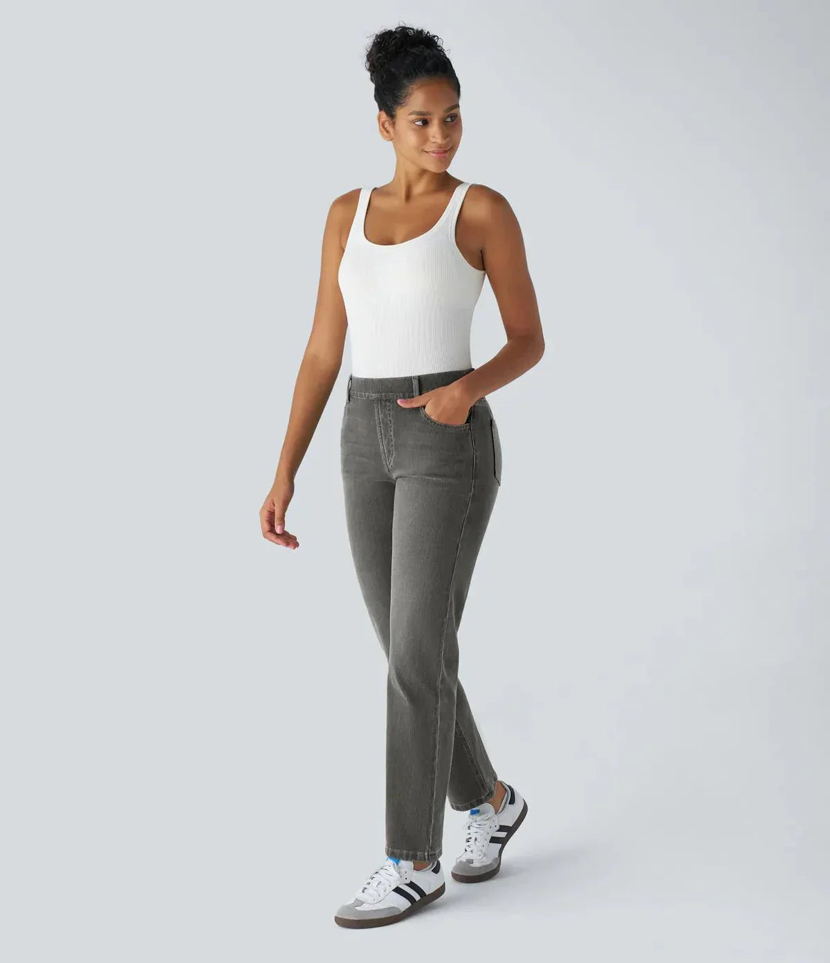 ComfortFit™ - Elastische en comfortabele broek met hoge taille 
