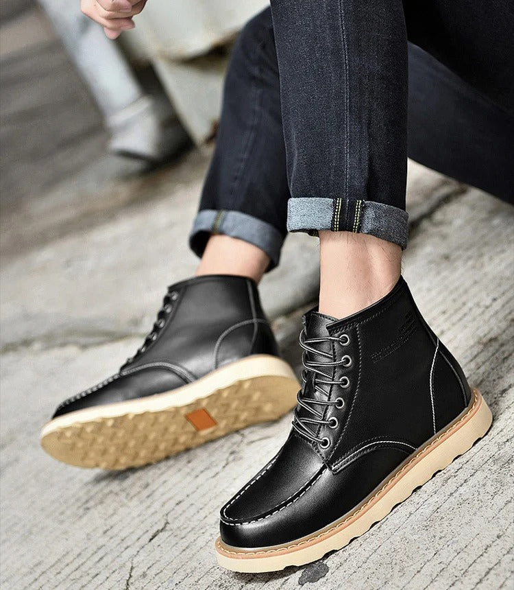 PAUL | Laarzen met wollen voering +6CM +8CM +10CM