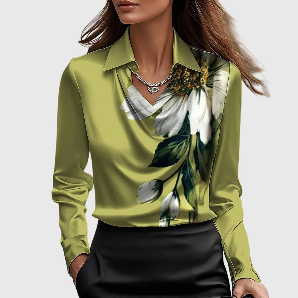Brooklyn – Elegante satijnen blouse