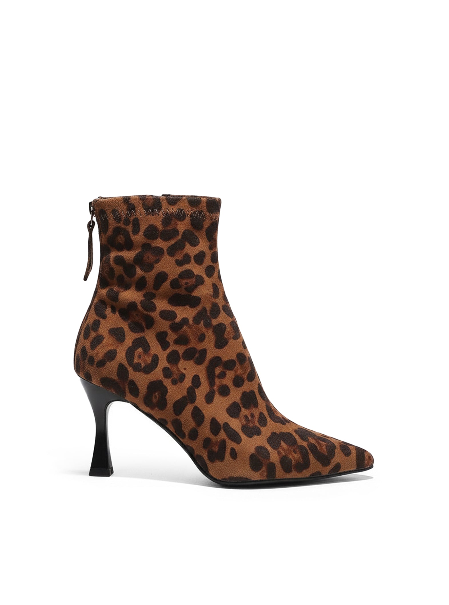 Elara | Elegante spitse enkellaarsjes met slanke hak