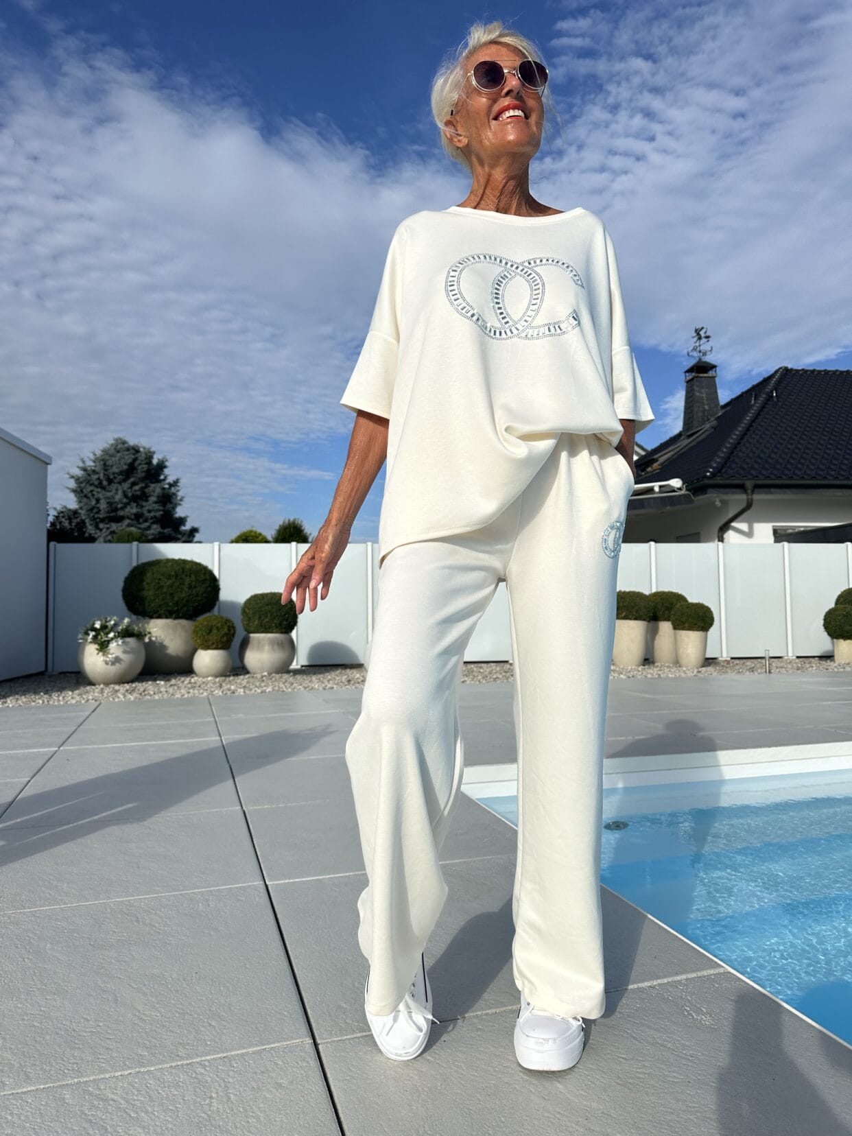 Casual tweedelige set voor dames 