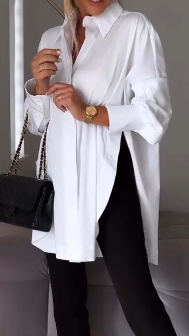 Alarika | Verfijnd overhemd met knoopsluiting