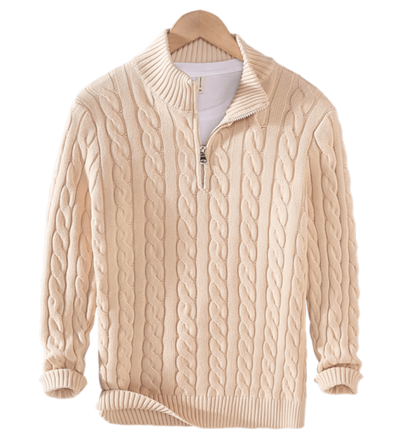 Anton | Grof gebreide trui met patroon