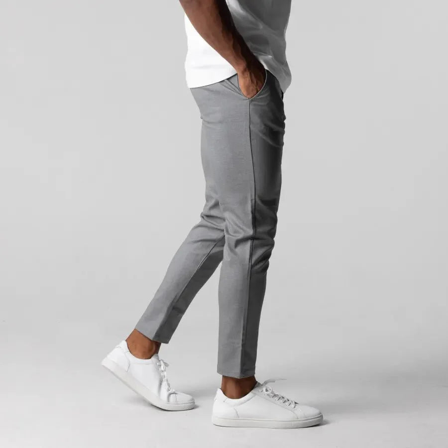 Boje | Getailleerde stretch chino broek