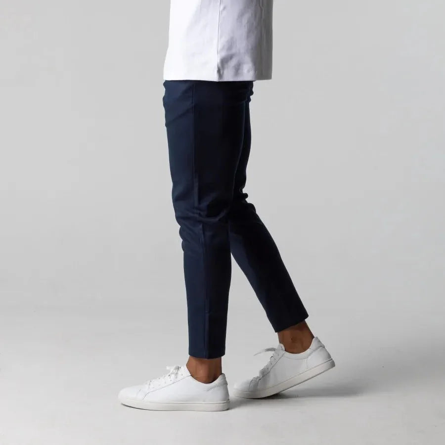 Boje | Getailleerde stretch chino broek